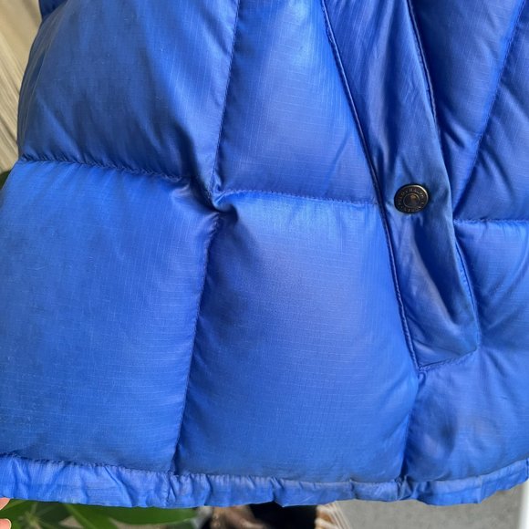 VINTAGE 90's POLO Sport RALPH LAUREN Ocean Blue Quilted Down Puffer Puffer Jacke - Picture 14 of 16
